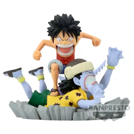 One Piece WCF Log Stories Luffy vs Arlong figurica 7 cm termékfotója