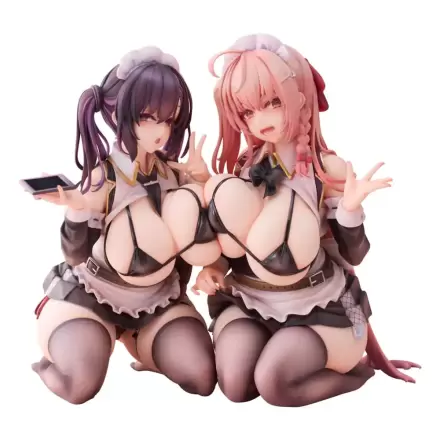 Original Character PVC kipi 1/5 2-Set Koho Miya & Otsuhane Fuwari illustration by Ninoude 18 cm fotografija izdelka