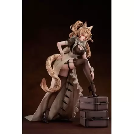 Original Character PVC kip 1/7 Battle Maid Different Species Leopard Cat Maria Deluxe Edition 24 cm termékfotója