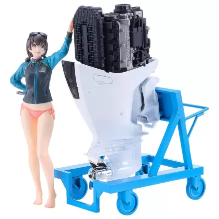 Original Character PLAMAX komplet plastičnega modela MF-97 minimum factory Minori with Honda BF350 Grand Prix White 10 cm fotografija izdelka