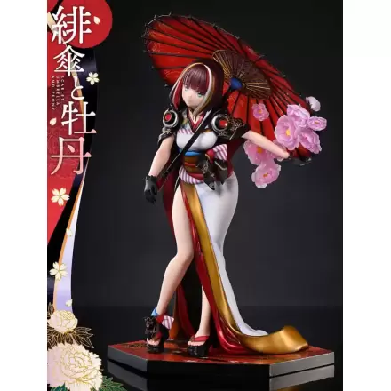 Original Illustration by Fuzichoco Prisma Wing PVC Kip 1/7 Scarlet Umbrella And Peony 28 cm termékfotója