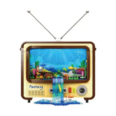 Komplet za sestavljanje iz serije Original-Retro Vintage Television 19 cm fotografija izdelka