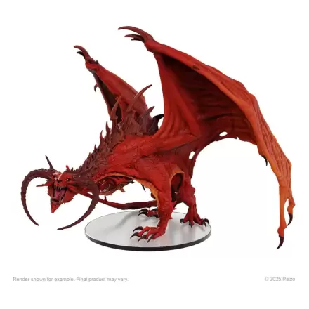 Pathfinder Battles pakirane, predhodno pobarvane Miniature Diabolic Dragon 18 cm fotografija izdelka