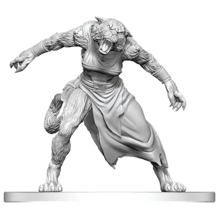 Pathfinder Battles Deep Cuts Nepobarvana miniatura Weretiger 13 cm fotografija izdelka