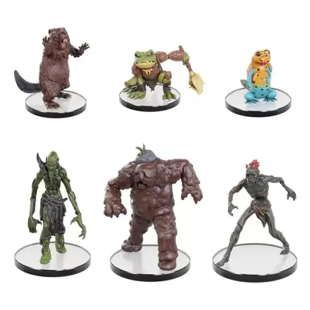 Pathfinder Battles pre-painted Miniatures 6-Pack Bog Dwellers Boxed Set - Komplet s 6 pobarvanimi miniaturami prebivalcev močvirja v škatli fotografija izdelka