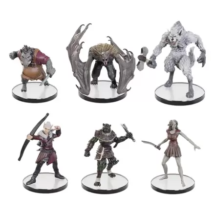 Pathfinder Battles pre-painted Miniatures 6-Pack Forest Stalkers Komplet v škatli fotografija izdelka