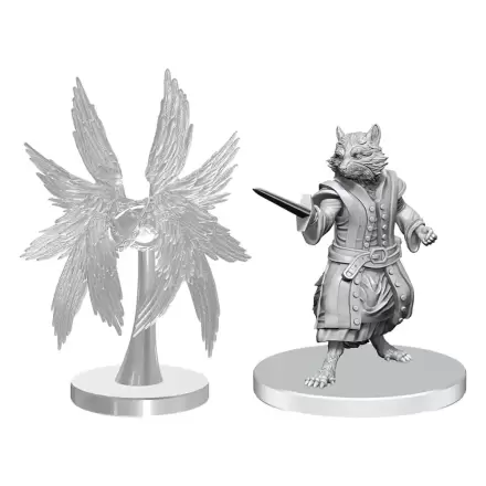Pathfinder Deep Cuts Nepobarvane miniature Procyal (Raccoon Agathion) in Zoaem (Ring Archon) fotografija izdelka