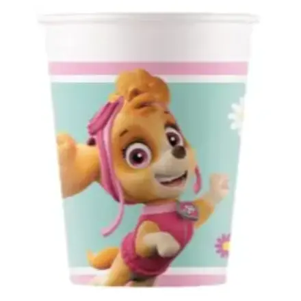 Paw Patrol Skye and Everest papirnati kozarčki 8 kosov 200 ml FSC fotografija izdelka