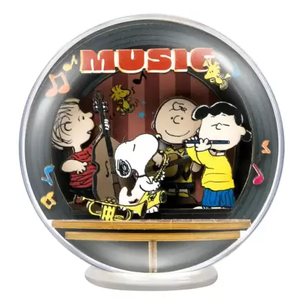 Peanuts Puremind Komplet za sestavljanje Globus Lesen gledališki globus Night of Music fotografija izdelka