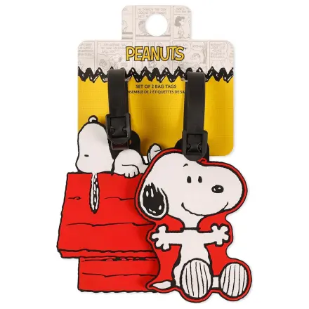 Peanuts Snoopy komplet 2 etiket za prtljago fotografija izdelka