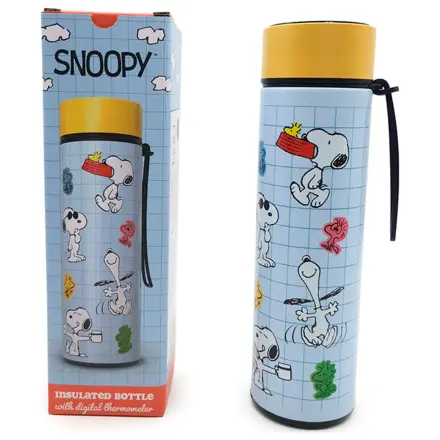 Peanuts Snoopy & Woodstock termos steklenica iz nerjavečega jekla 450ml s termometrom fotografija izdelka