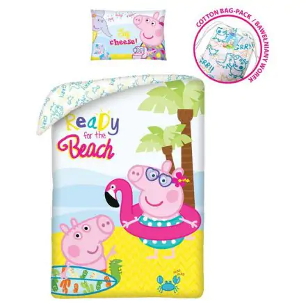 Peppa Pig komplet prevlek za odejo 140x200cm, 70x90cm fotografija izdelka