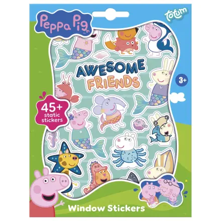 Peppa Pig Awesome Friends nalepke za okno, komplet fotografija izdelka