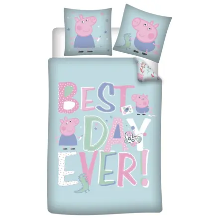 Peppa Pig Best Day prevleka za prešito odejo iz mikrovlaken fotografija izdelka
