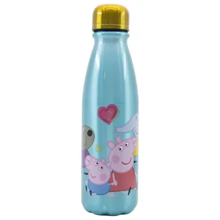 Peppa Pig Core Aluminijasta steklenička za vodo z navojnim pokrovčkom 600 ml fotografija izdelka