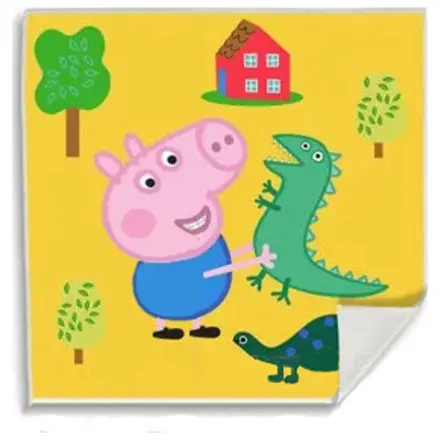 Peppa Pig Dino Magic brisača za roke, brisača za obraz, brisača 30x30cm fotografija izdelka