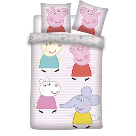 Peppa Pig otroška prevleka za odejo 100x135cm, 40x60 cm fotografija izdelka