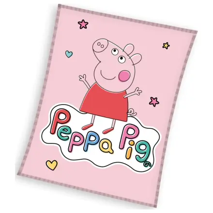 Peppa Pig Happy flis odeja fotografija izdelka