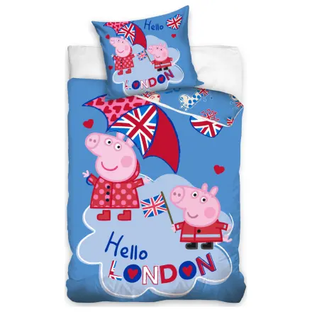 Peppa Pig Hello London Prevleka za odejo fotografija izdelka