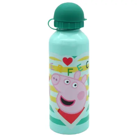 Peppa Pig Perfect aluminijasta steklenička za vodo s pokrovčkom za pitje 500 ml fotografija izdelka