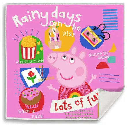 Peppa Pig Rainy Fun Magical Brisača za roke Brisača za obraz, Brisača 30x30cm fotografija izdelka