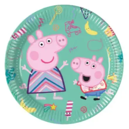 Peppa Pig Next Generation, Peppa Pig Papirnati krožniki 8 kosov 20 cm FSC fotografija izdelka