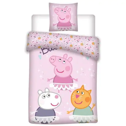 Peppa Pig bombažna prevleka za odejo za posteljo 90 cm fotografija izdelka