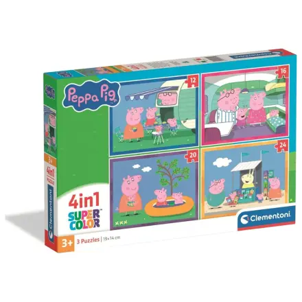 Peppa Pig puzzle 12-16-20-24 kosov fotografija izdelka