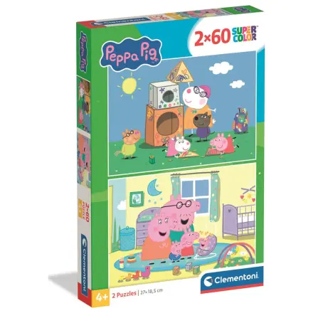 Peppa Pig puzzle 2X60 kosov fotografija izdelka
