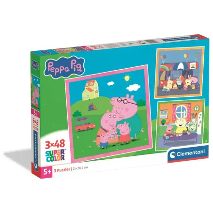 Peppa Pig puzzle 3x48 kosov fotografija izdelka