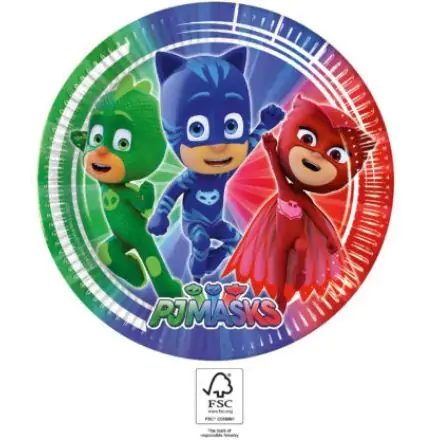 PJ Masks papirnati krožniki 8 kosov 23 cm FSC fotografija izdelka