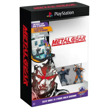 PlayStation Metal Gear Solid Solid Snake Vs Cyborg Ninja Diorama - Diorama fotografija izdelka