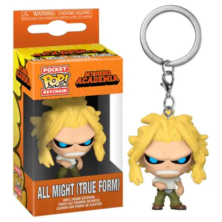 My Hero Academia Pocket POP! Vinilna Keychain All Might Weakened State 4 cm termékfotója