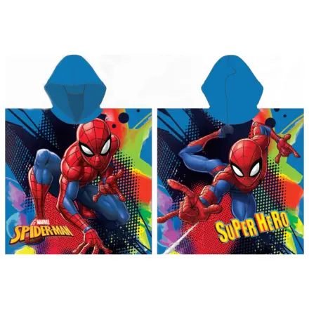 Spider-Man Blue brisača za plažo Pončo fotografija izdelka
