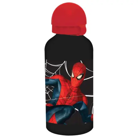 Spider-Man Dark aluminijasta steklenička za pitje z zamaškom za srkanje 500 ml fotografija izdelka