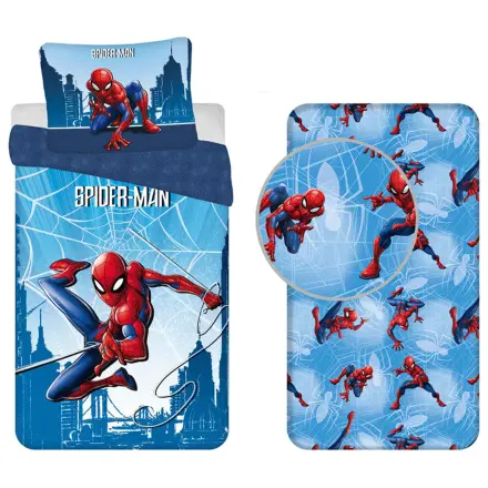 Spider-Man Skyline Prevleka za odejo in komplet rjuh fotografija izdelka