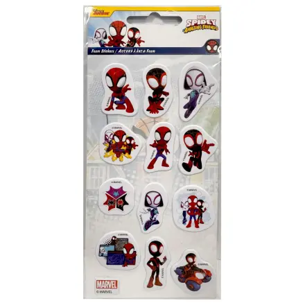 Spider-Man Techno Racer Puffy gobasti komplet nalepk fotografija izdelka