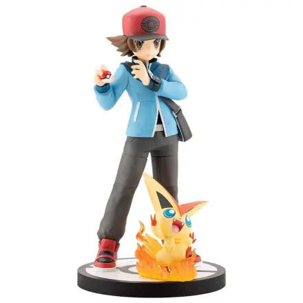 Pokémon ARTFX J PVC figura 1/8 Hilbert z Victinijem 20 cm fotografija izdelka