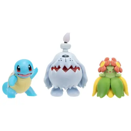 Pokémon Bojne figure 3-paket Squirtle, Greavard & Bellossom fotografija izdelka
