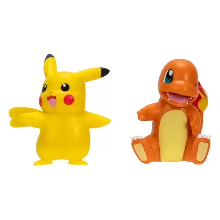 Pokémon Bojna Figura Komplet prvih partnerjev Figura 2-paket Charmander #2, ženski Pikachu fotografija izdelka
