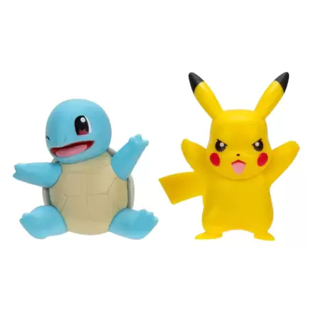 Pokémon Battle Figure First Partner Set Figura 2-paket Squirtle #2, Pikachu #9 fotografija izdelka