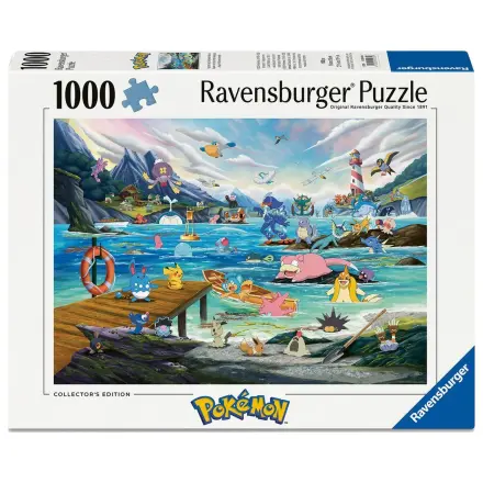 Pokemon Breakout 3 Vaporeon and the Warm Sea sestavljanka 1000 kosov fotografija izdelka