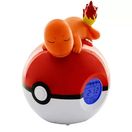 Pokémon Budilka Pokeball z lučko Charmander 18 cm termékfotója