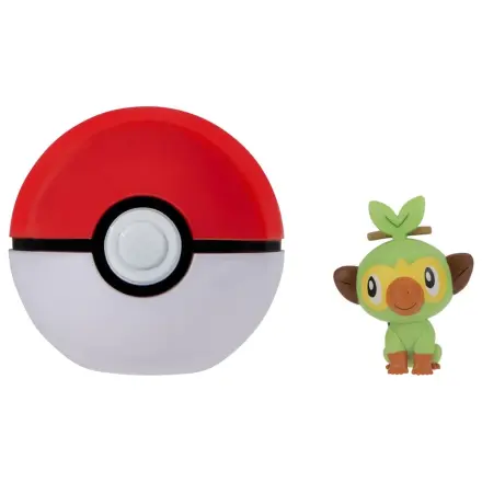 Pokémon Clip 'n' Go Akcijska figura Val 21 Grookey & Poké Ball fotografija izdelka