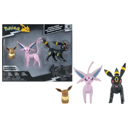 Pokémon Eevee, Espeon & Umbreon Multipack figure set s posebnim zaključkom fotografija izdelka