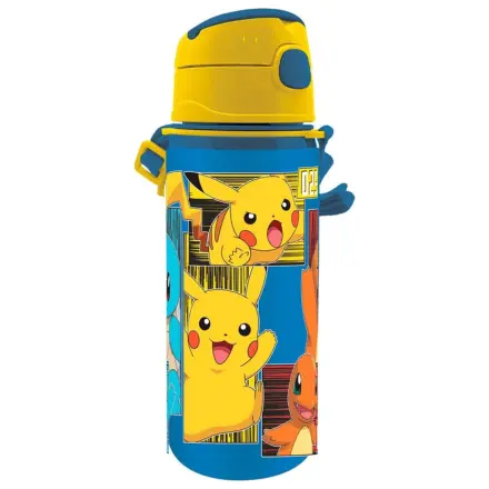 Pokémon Electric aluminijasta steklenička s slamico in obešalnikom 600 ml fotografija izdelka
