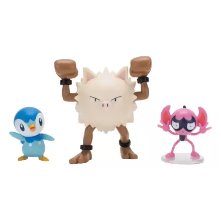 Pokémon First Partner Battle Figure Set Figura Komplet 3 kos Impidimp, Piplup & Primape fotografija izdelka