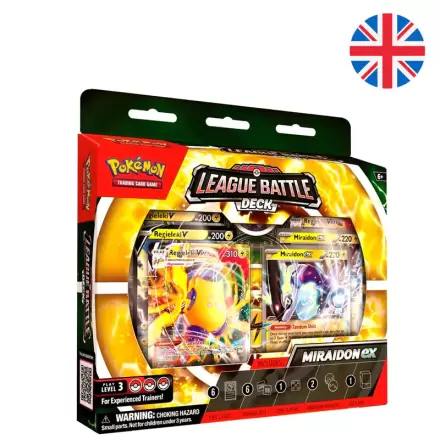 Pokemon League Battle Deck Miraidon Ex zbirateljska igra s kartami termékfotója