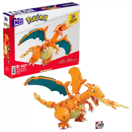 Pokémon Mega Construx Wonder Builders gradbeni set Charizard 10 cm termékfotója