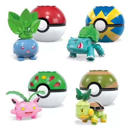 Pokémon MEGA Construction Set Komplet igrač za sestavljanje ekipe trenerjev tipa Grass termékfotója